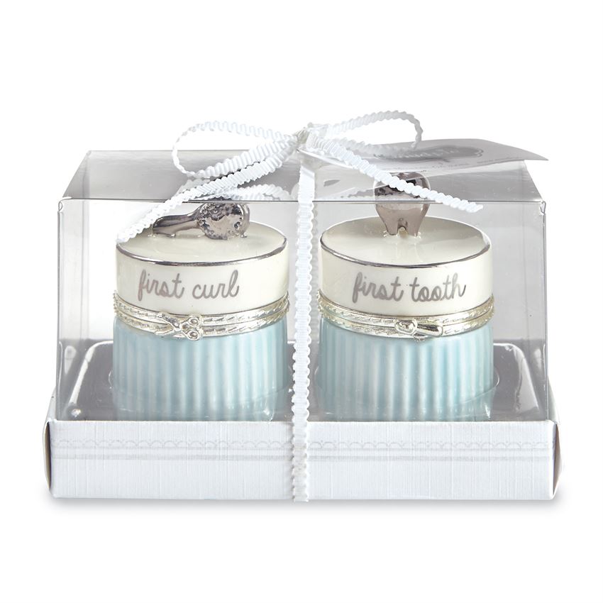 Blue & Platinum Tooth and Curl Set