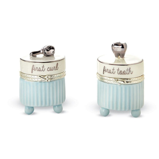 Blue & Platinum Tooth and Curl Set